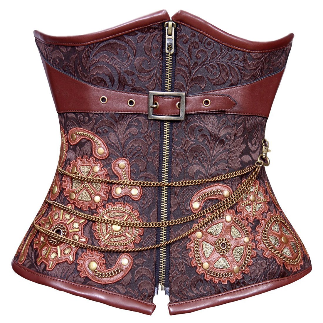 Rachel Steampunk Authentic Steel Boned Underbust Corset - Corset Revolution