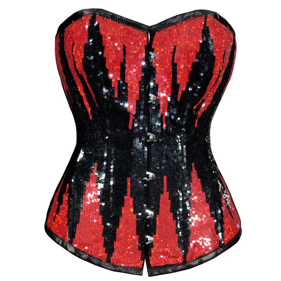 Vesper Sequined Overbust Corset - Corset Revolution