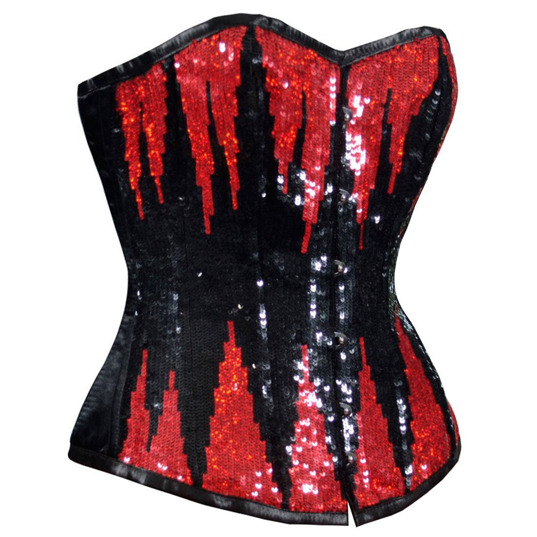 Vesper Sequined Overbust Corset - Corset Revolution