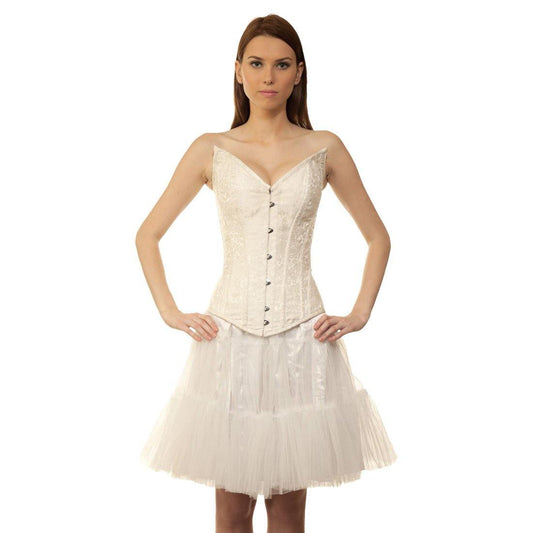 Quasshie Authentic Steel Boned Long Lined Overbust Corset Dress - Corset Revolution