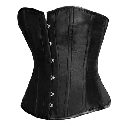 Saasta Fashion Black Overbust Corset - Corset Revolution