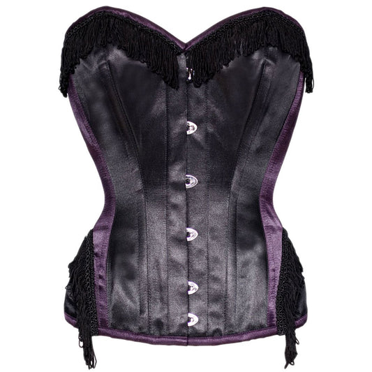 Delightful Waist Reducing Burlesque Overbust Corset - Corset Revolution