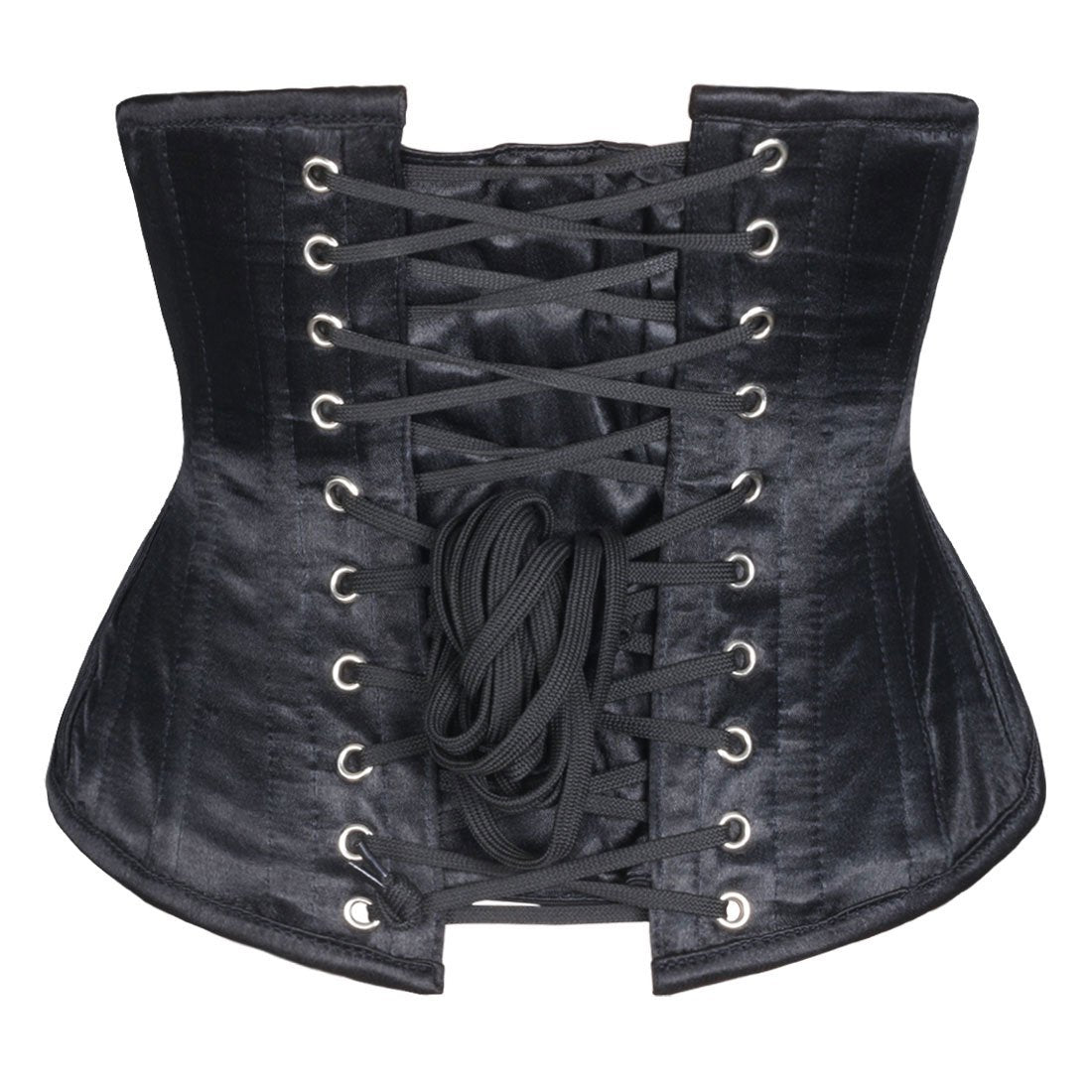 Classy Black Underbust Waist Reducing Corset - Corset Revolution