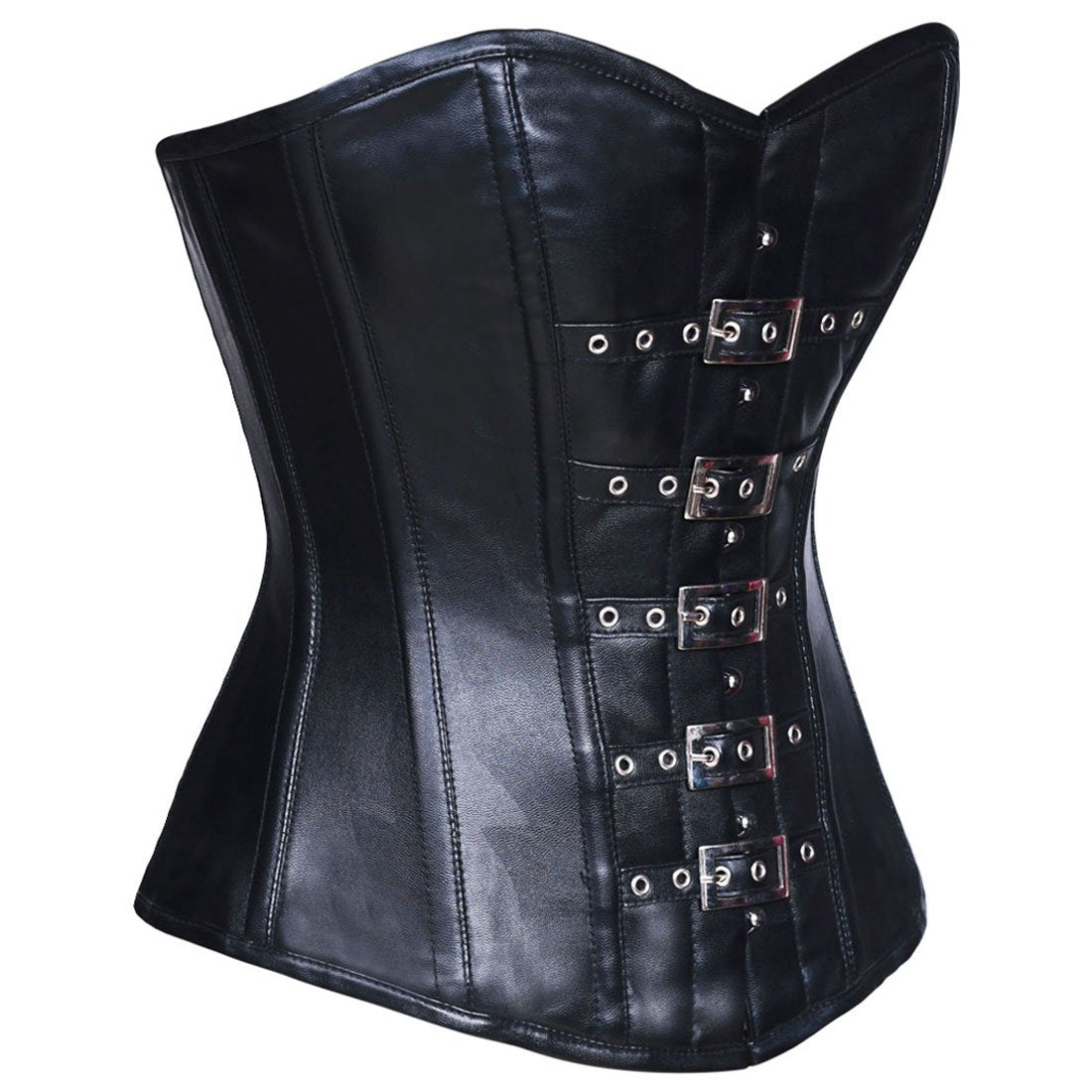 Elisa Punk Gothic Overbust Steel Boned Corset - Corset Revolution