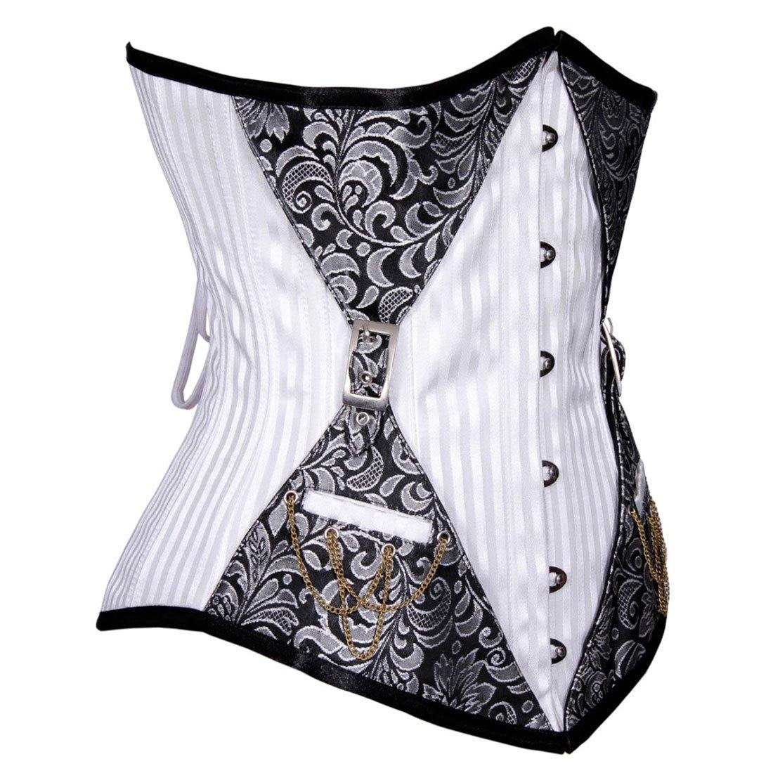 Authentic steel boned under bust corset - Corset Revolution