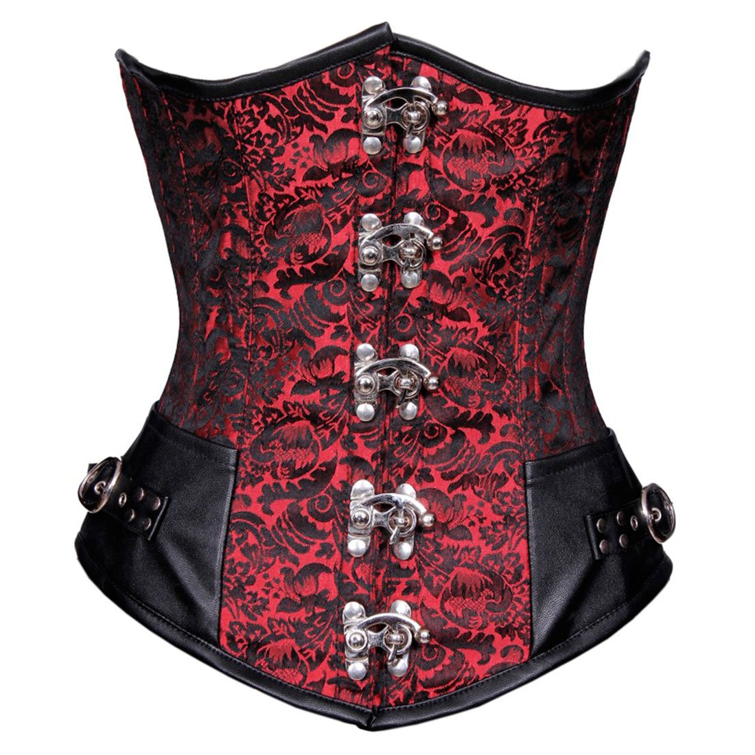 Jadwiga Underbust Gothic Authentic Steel Boned Corset - Corset Revolution