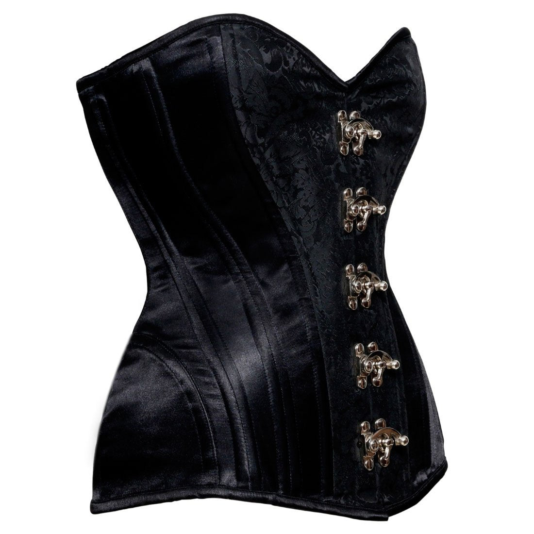 Darina Authentic Steel Boned Waist Training Overbust Corset - Corset Revolution