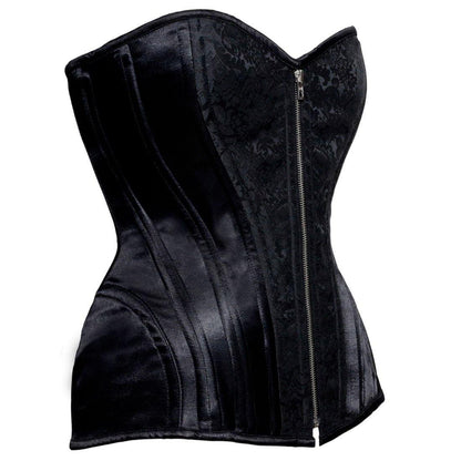 Alexandra Authentic Steel Boned Waist Training Overbust Corset - Corset Revolution