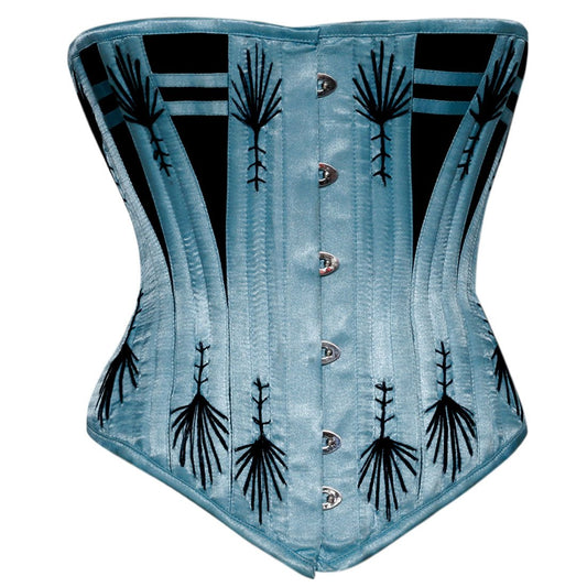 Ekaterina Waist Training Authentic Steel Boned Overbust Corset - Corset Revolution