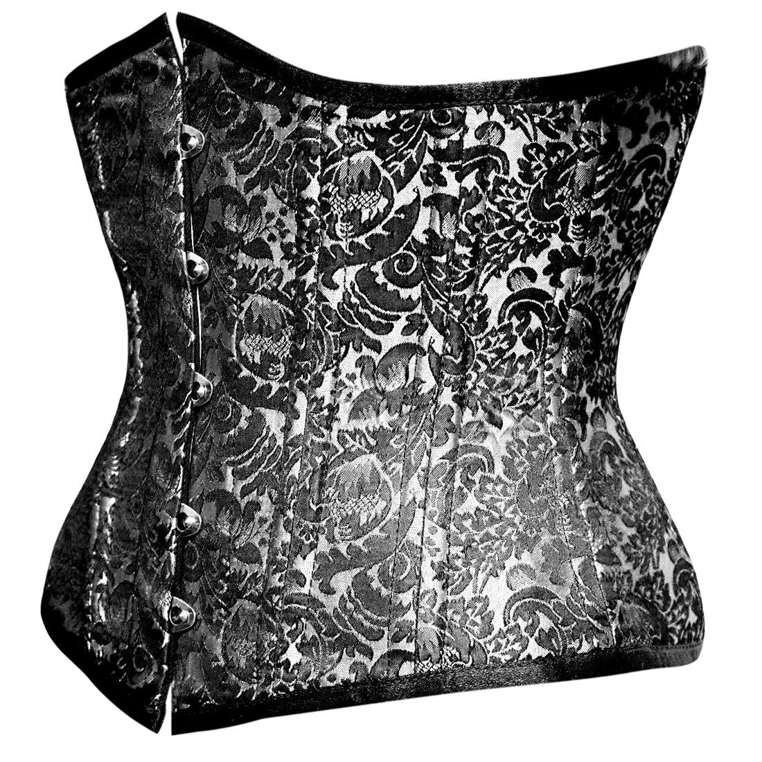 Baldwin Authentic Steel Boned Gothic Waist Training Underbust Corset - Corset Revolution