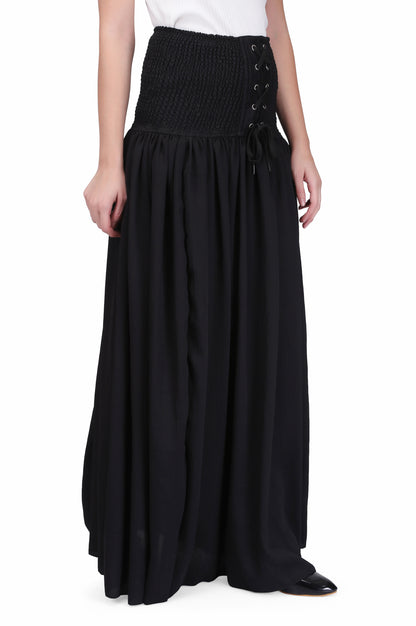 black chiffon long skirt - Corset Revolution