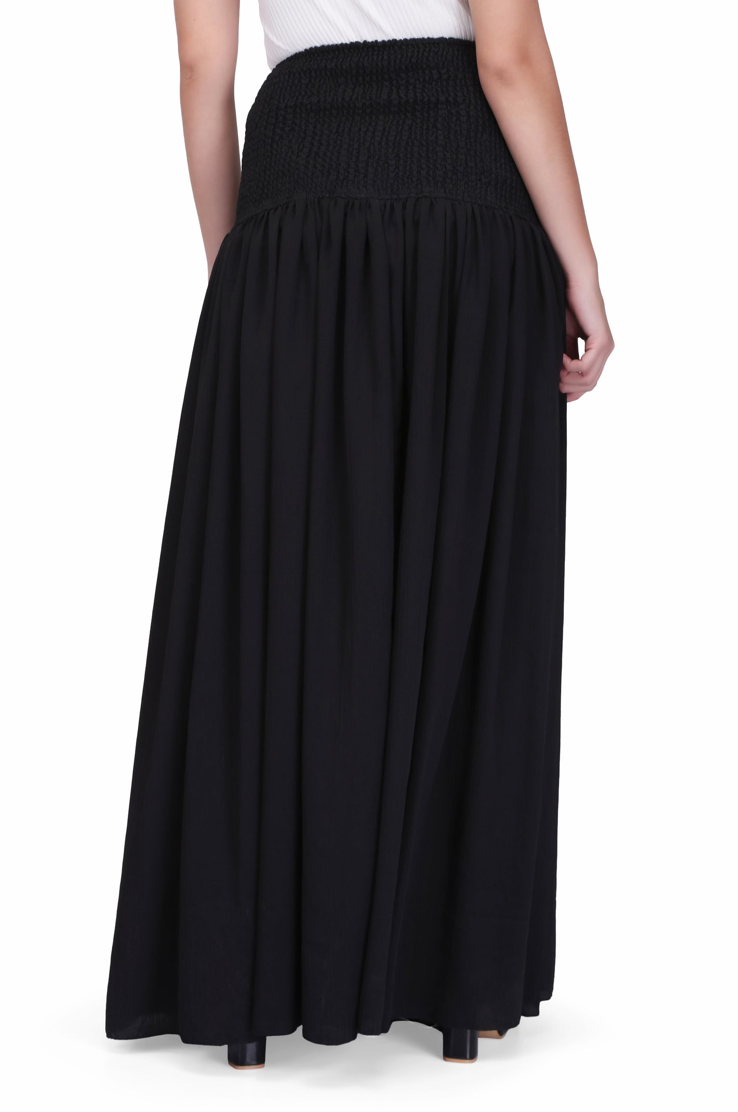 black chiffon long skirt - Corset Revolution